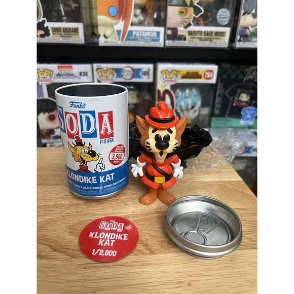 LIMITED EDITION VAULTED Klondike Kat Funko Soda Underdog Cartoons Animation IE - Picture 1 of 2
